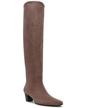 Dolce Vita Stryker Over-the-knee Pull On Heeled Boots - Brown