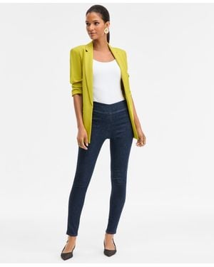 INC International Concepts High-rise Pull-on Skinny Jeans - Blue