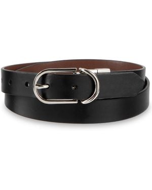 Calvin Klein 2-in-1 Reversible Leather Dress Belt - Black