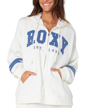 Roxy Sunset Graphic Full-zip Hoodie - Blue