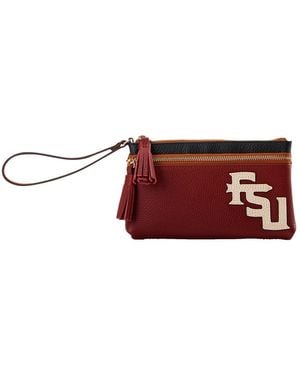 Dooney & Bourke Florida State Seminoles Infield Double-zip Wristlet - Red