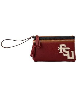 Dooney & Bourke Florida State Seminoles Infield Double-zip Wristlet - Red