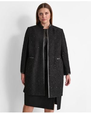DKNY Long coats and winter coats for Women Online Sale up to 55 off Lyst