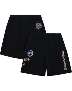 Mitchell & Ness Chicago Bulls Team Origins Fleece Shorts - Black