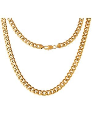 Lucky Brand Tone Curb Chain Necklace - Metallic