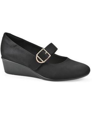 White Mountain Bolford Wedge Pumps - Black