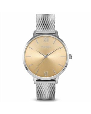 Vincero Gold Eros Mesh Watch - Metallic
