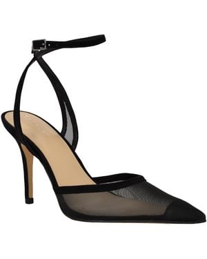 Calvin Klein Ozala Mesh Ankle Strap Stiletto Pumps - Black
