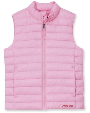 Lands' End Kids Featherfree Insulated Packable Vest - Pink