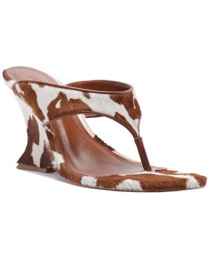 SCHUTZ SHOES Maya Slip-on Wedge Sandals - Brown