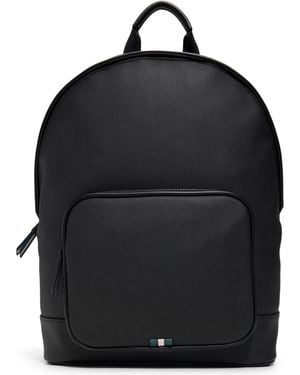 Ted Baker Dawson Top Zipper Backpack - Black