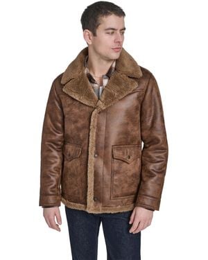 Levi's Laydown Collar Classic-fit Rancher Jacket - Brown