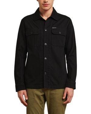 Members Only Shirt Jacket - Black