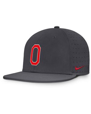 Nike Ohio State Buckeyes On-field Dugout True Performance Fitted Hat - Blue