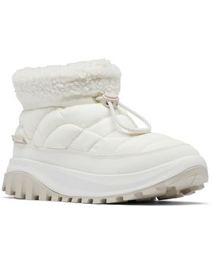 Columbia Snowtrot Sherpa Winter Booties - White