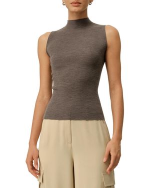 LILYSILK Seamless Knit Washable-wool Vest - Brown