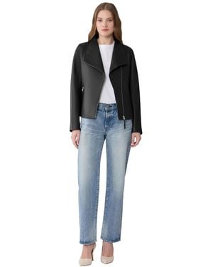 SOIA & KYO Catherine-l Tailored Fit Coat - Black
