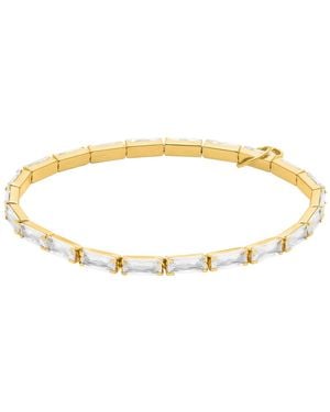 Michael Kors Baguette Stretch Tennis Bracelet - Metallic