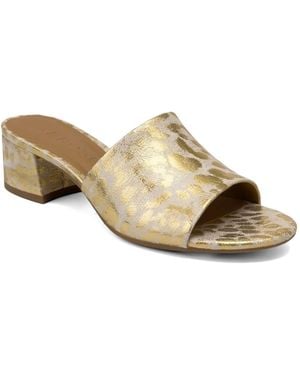 Aerosoles Como Slip-on Heeled Sandals - Brown