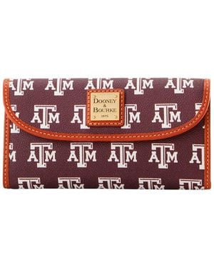 Dooney & Bourke Texas A&m Aggies Signature Continental Clutch - Red