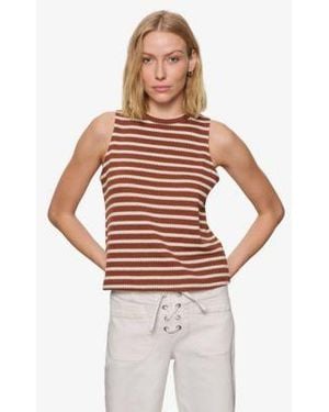 Sanctuary Campari High Neck Tank Top - White