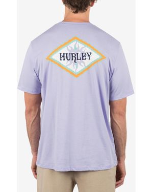 Hurley Tropics Short Sleeve T-shirt - Blue