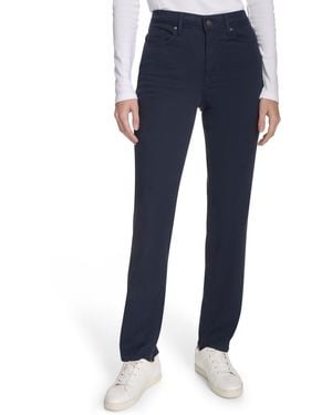 Nautica Solid Stretch Full-length Jeans - Blue