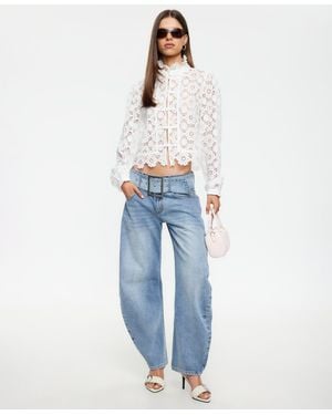 Lioness Dynasty Low-rise Jeans - Blue