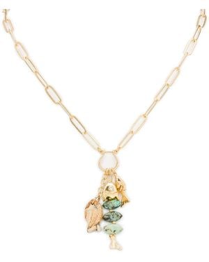 Patricia Nash Gold-tone Plated Charm Dangle Necklace - Metallic
