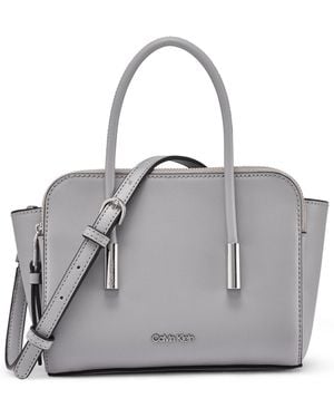 Macy's Junie Small Zipper Crossbody Bag - Gray