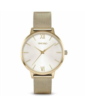 Vincero Gold Eros Mesh Watch - Metallic