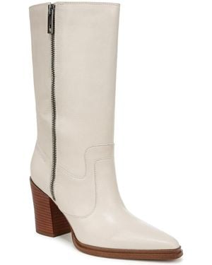 Franco Sarto Jaxon Pointed Toe Western Boots - White