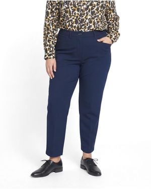 UNIVERSAL STANDARD Plus Size Cigarette Ponte Pants - Blue