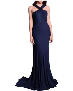 Tarik Ediz Helene Dress - Blue