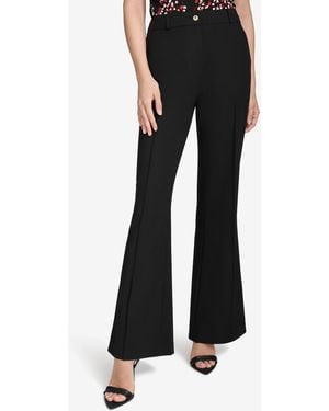 Halston Flare-leg Pants - Black