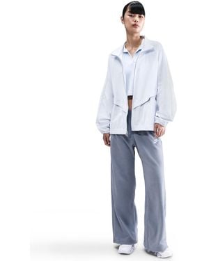 Nike Sportswear Club Mid-rise Wide-leg Pants - Blue