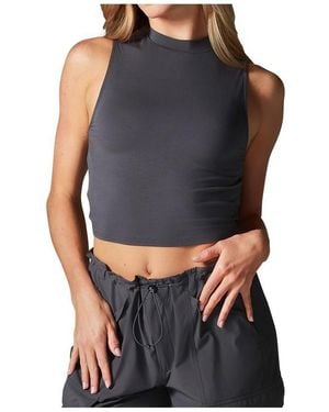 Tavi Mock Neck Tank - Black