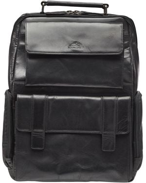 Mancini Laptop And Tablet Backpack - Black