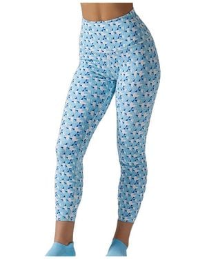 Tavi Cloud High Waisted 7/8 Tight - Blue