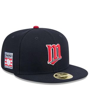 KTZ Minnesota Twins Baseball Hall Of Fame 59fifty Fitted Hat - Blue
