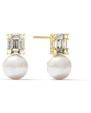 Joey Baby Liten Freshwater Pearl Stud Earrings - White