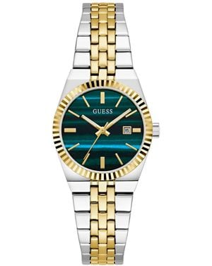 Guess Quartz Two-tone Stainless Steel Watch 32mm - Metallic