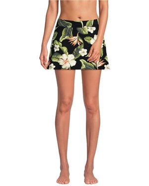 Lands' End Tummy Control Swim Skirt - Green