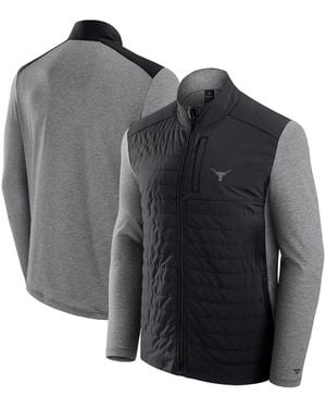 Fanatics Texas Longhorns Tonal Primary Logo Full-zip Jacket - Gray