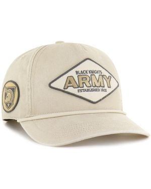 '47 And Army Black Knights Outdoorsmen Cairn Hitch Adjustable Hat - White