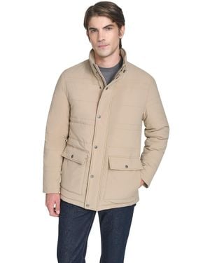 Cole Haan Stretch Quilted Jacket - Natural