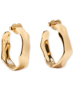 Kate Spade Tone huggies Earrings - Metallic