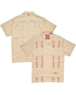 Howler Brothers Texas Longhorns Guayabera Full-snap Shirt - White