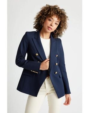 Caldwell Collection Pauline Double Breasted Blazer - Black