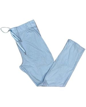 Galaxy By Harvic Plus Size Loose Fit Classic Lounge Pants - Blue